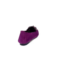Requin Reqins Hinder Daim Violet*Femme Mocassins
