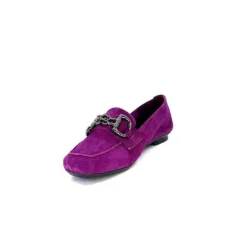 Requin Reqins Hinder Daim Violet*Femme Mocassins