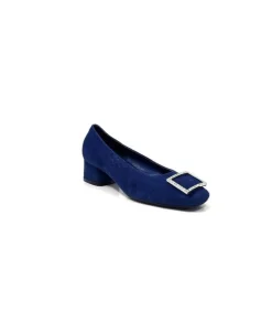 Requin Reqins Karisse Daim Bleu Ocean*Femme Ballerines