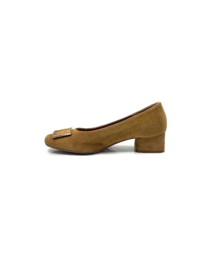 Requin Reqins Karisse Daim Camel*Femme Ballerines