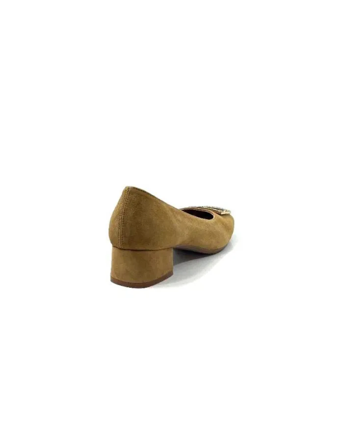 Requin Reqins Karisse Daim Camel*Femme Ballerines