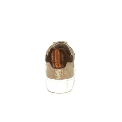 Requin Reqins Sun Stella Mix Cuir Daim Beige*Femme Baskets