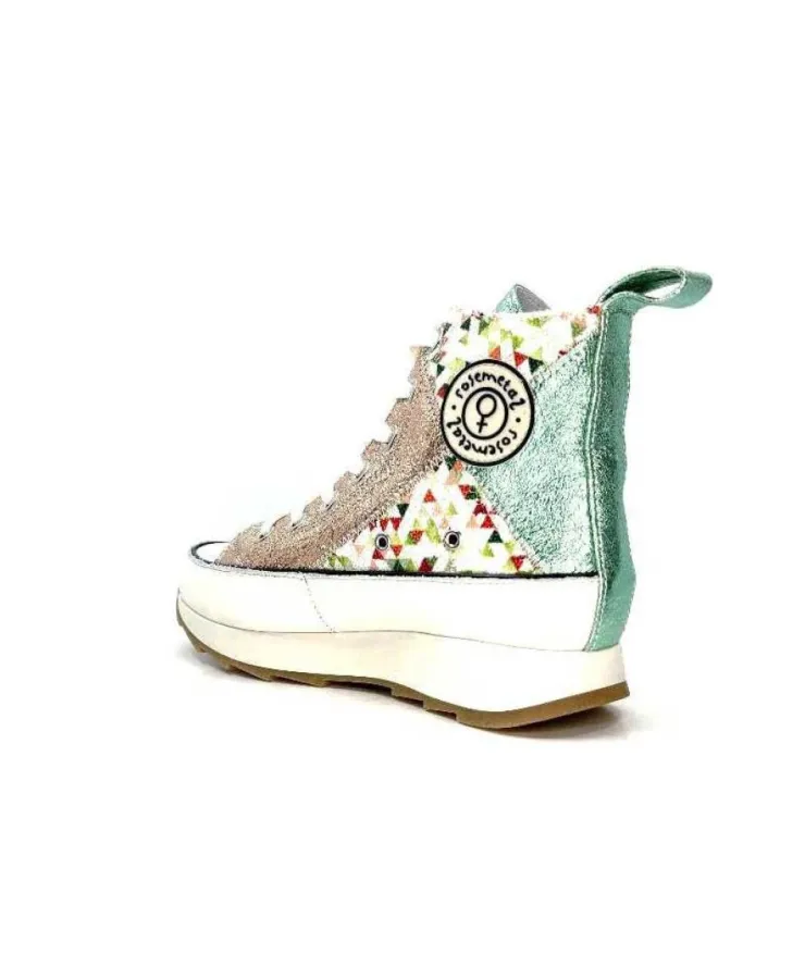 Muratti Rosemetal H0757B Cuir Metal Aqua Nude*Femme Baskets