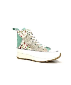 Muratti Rosemetal H0757B Cuir Metal Aqua Nude*Femme Baskets