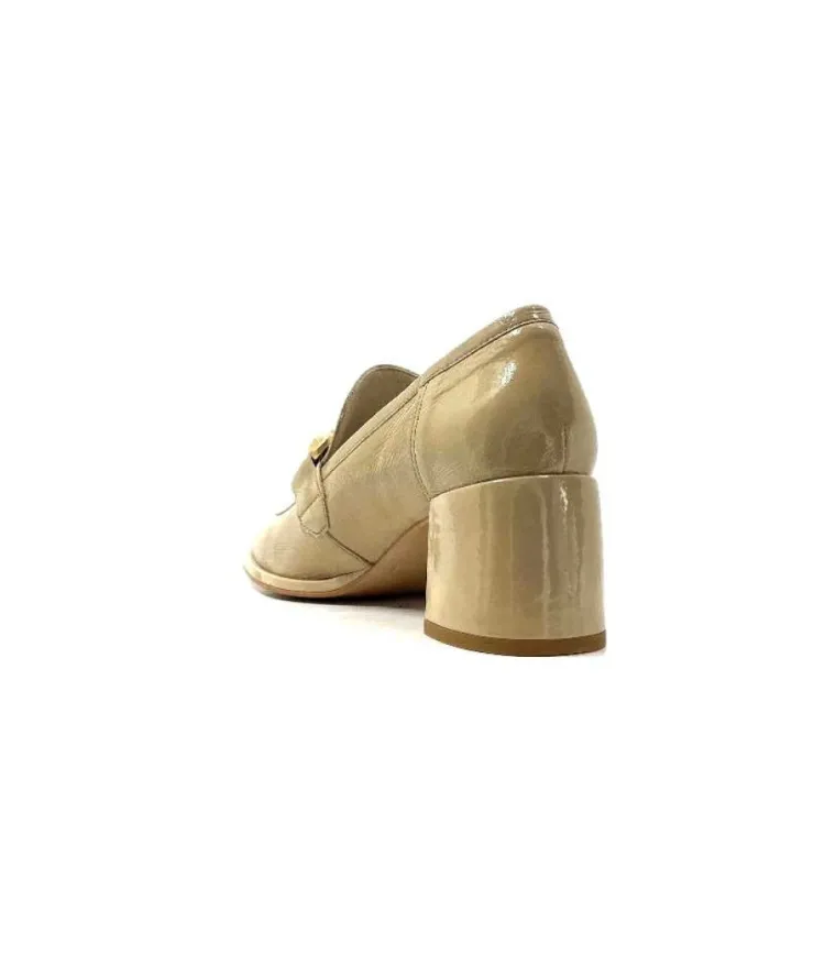 Muratti Rosemetal J2131 B Jabrane Cuir Vernis Beige Adros*Femme Mocassins