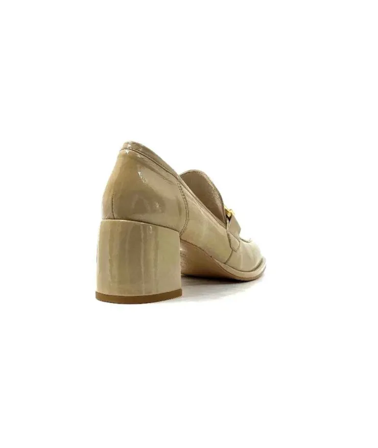 Muratti Rosemetal J2131 B Jabrane Cuir Vernis Beige Adros*Femme Mocassins