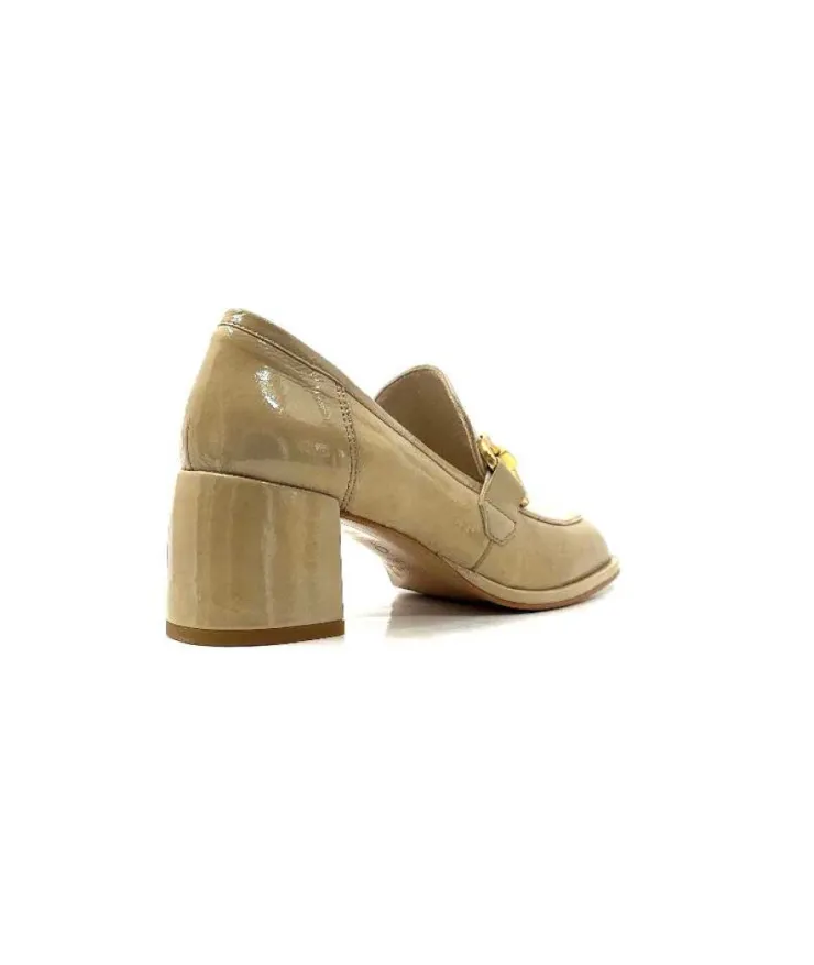 Muratti Rosemetal J2131 B Jabrane Cuir Vernis Beige Adros*Femme Mocassins