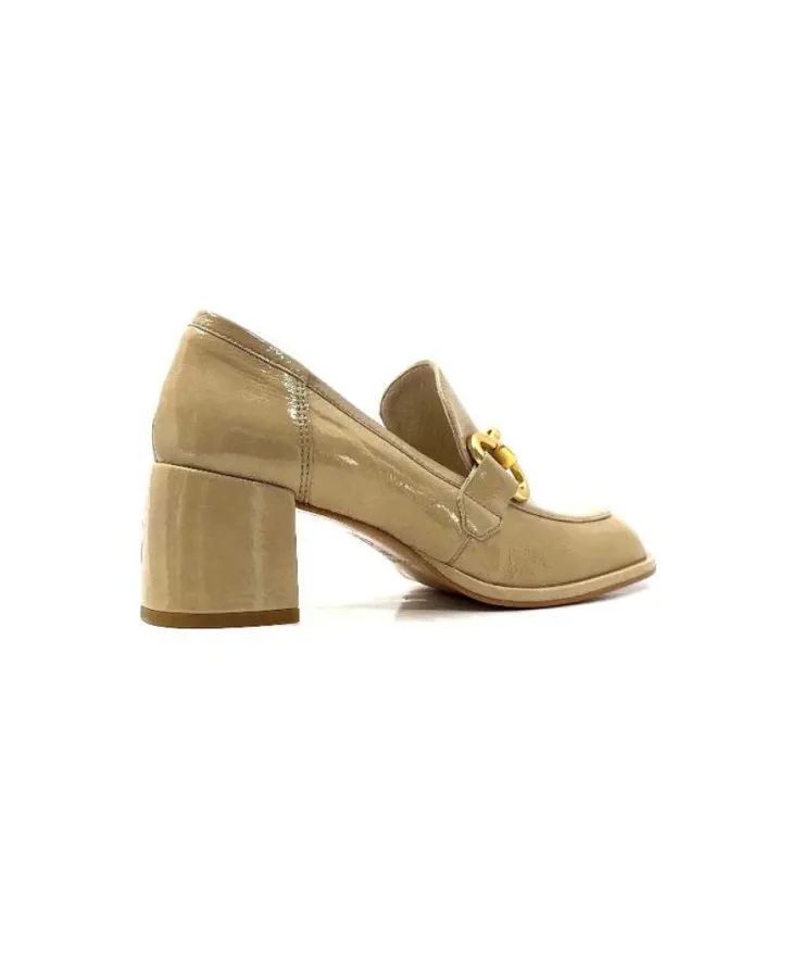 Muratti Rosemetal J2131 B Jabrane Cuir Vernis Beige Adros*Femme Mocassins