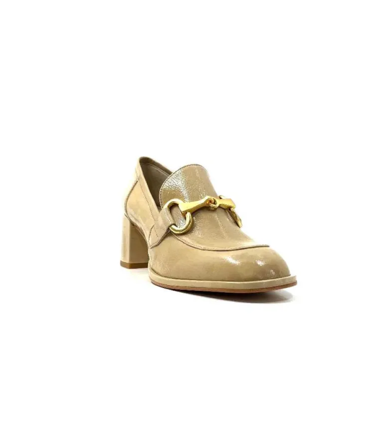 Muratti Rosemetal J2131 B Jabrane Cuir Vernis Beige Adros*Femme Mocassins