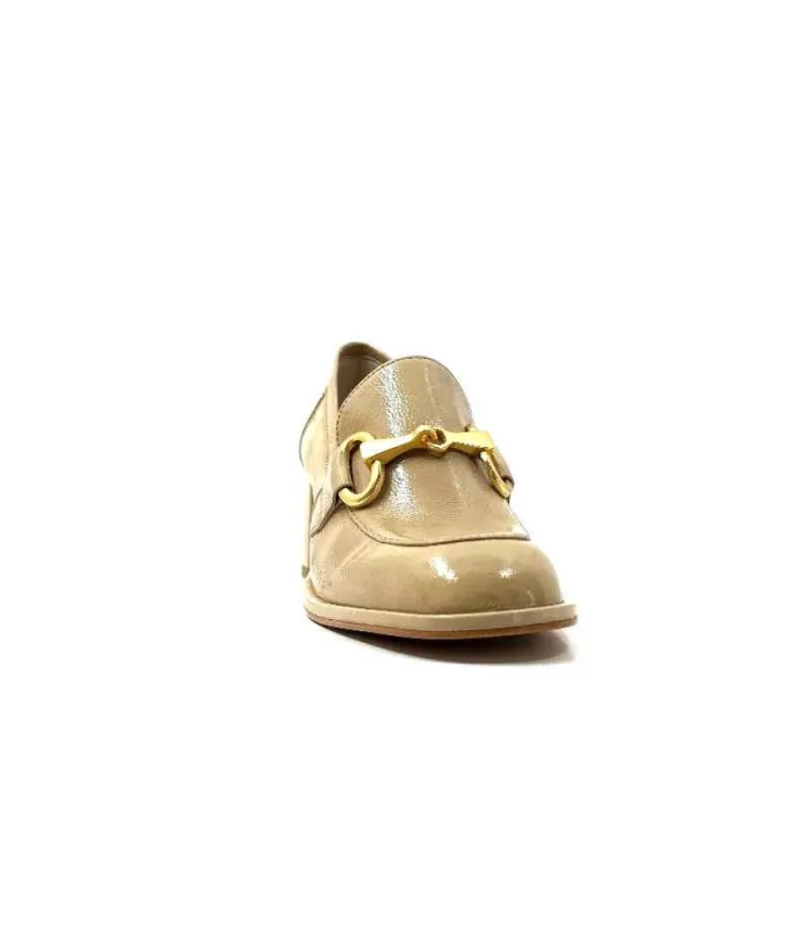 Muratti Rosemetal J2131 B Jabrane Cuir Vernis Beige Adros*Femme Mocassins