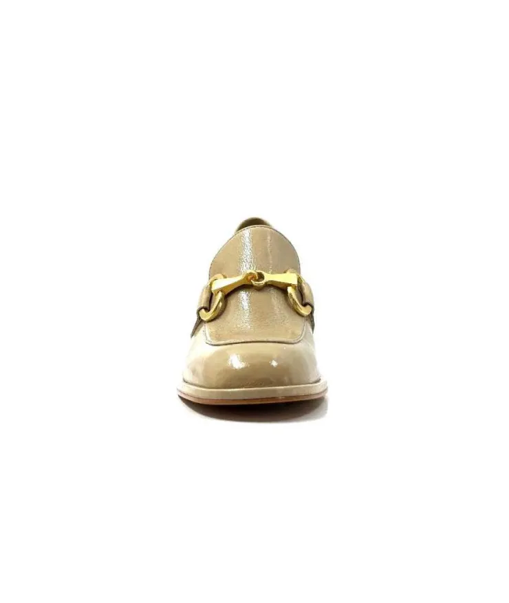 Muratti Rosemetal J2131 B Jabrane Cuir Vernis Beige Adros*Femme Mocassins