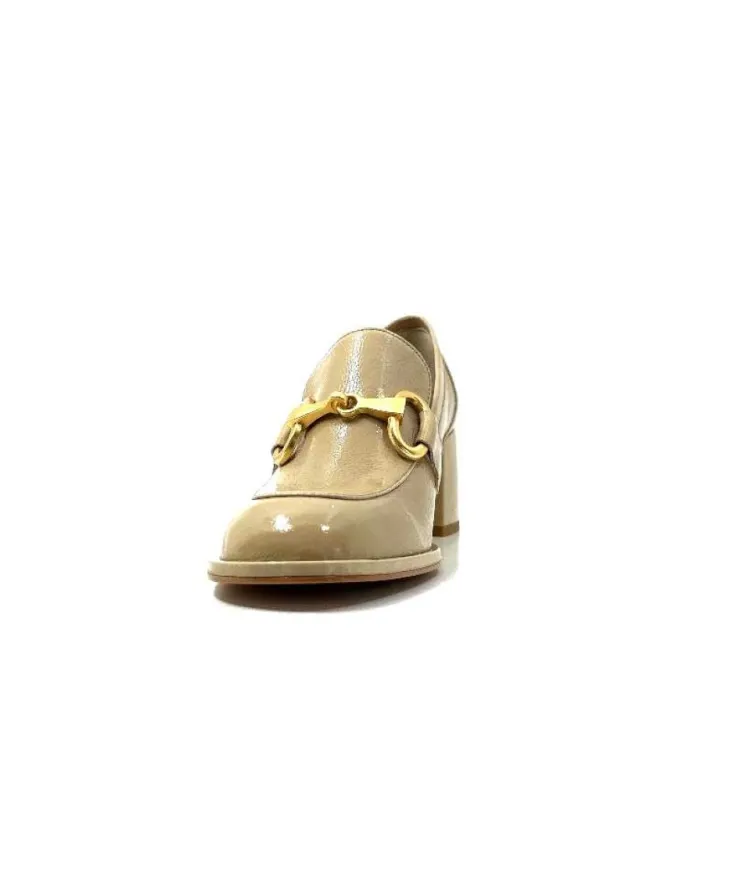 Muratti Rosemetal J2131 B Jabrane Cuir Vernis Beige Adros*Femme Mocassins