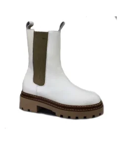Semerdjian E449 Cuir Blanc*Femme Bottines