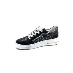 Semerdjian Smr Ale 10221 Cuir Gris & Glitter*Femme Baskets