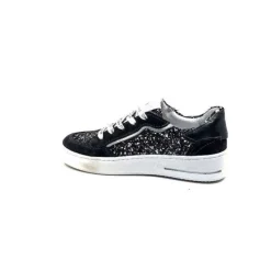 Semerdjian Smr Ale 10221 Cuir Gris & Glitter*Femme Baskets