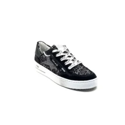 Semerdjian Smr Ale 10221 Cuir Gris & Glitter*Femme Baskets
