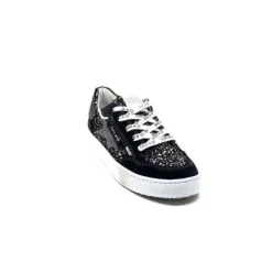 Semerdjian Smr Ale 10221 Cuir Gris & Glitter*Femme Baskets
