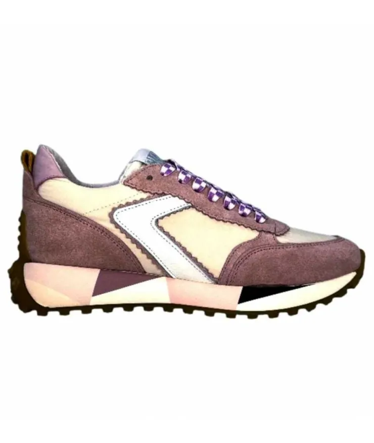 Semerdjian Smr Atom Daim Mauve*Femme Baskets