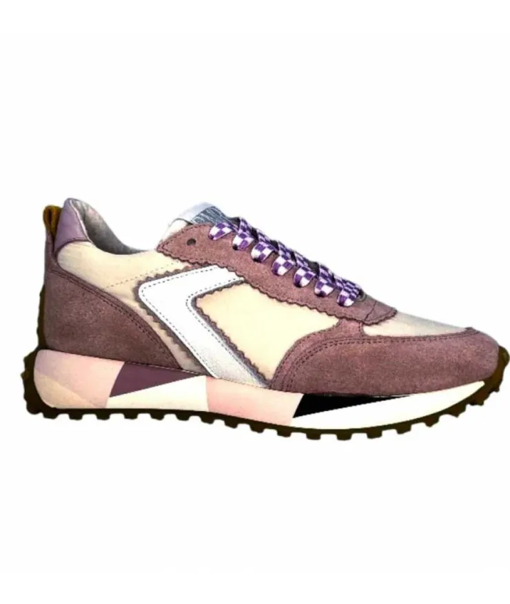 Semerdjian Smr Atom Daim Mauve*Femme Baskets