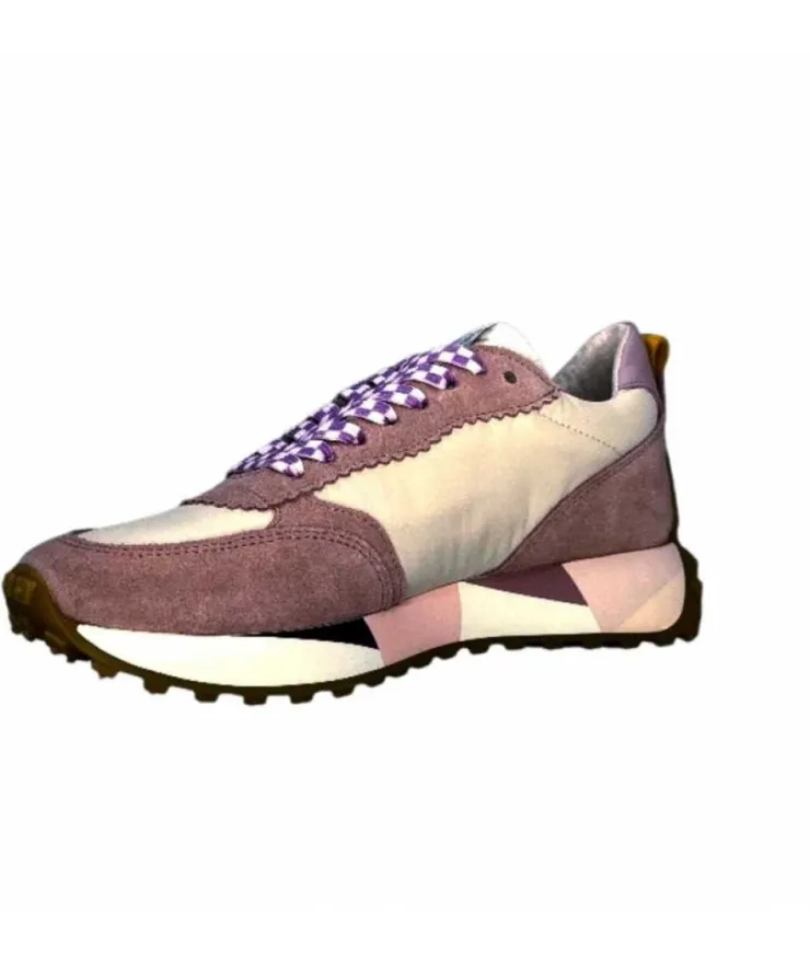 Semerdjian Smr Atom Daim Mauve*Femme Baskets