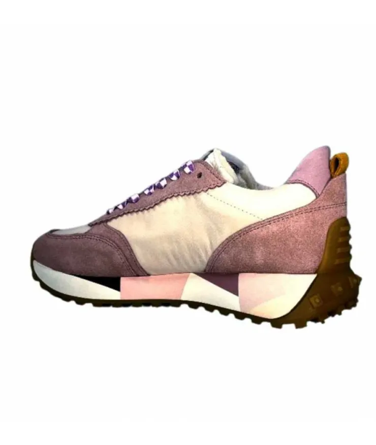 Semerdjian Smr Atom Daim Mauve*Femme Baskets