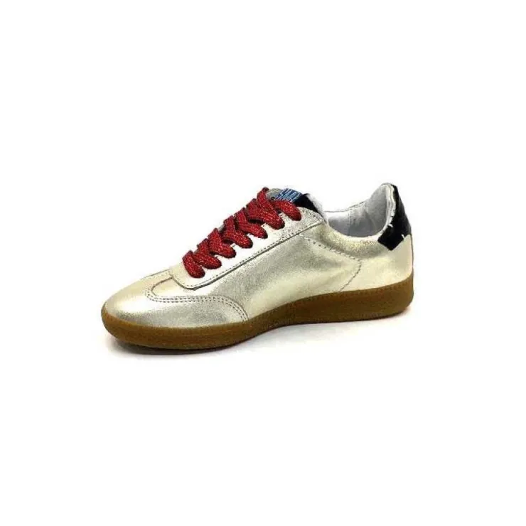 Semerdjian Smr Hov 10415 Cuir Dore*Femme Baskets