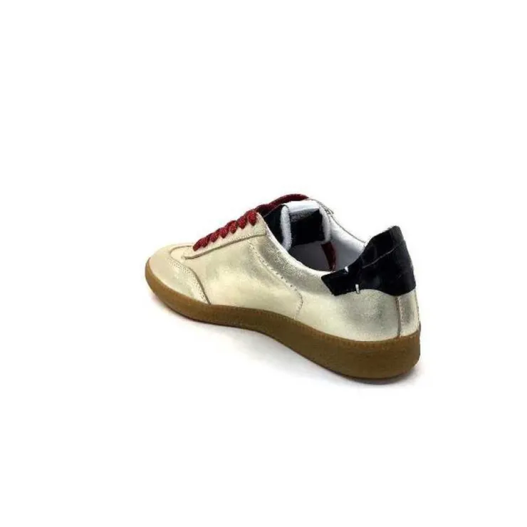 Semerdjian Smr Hov 10415 Cuir Dore*Femme Baskets