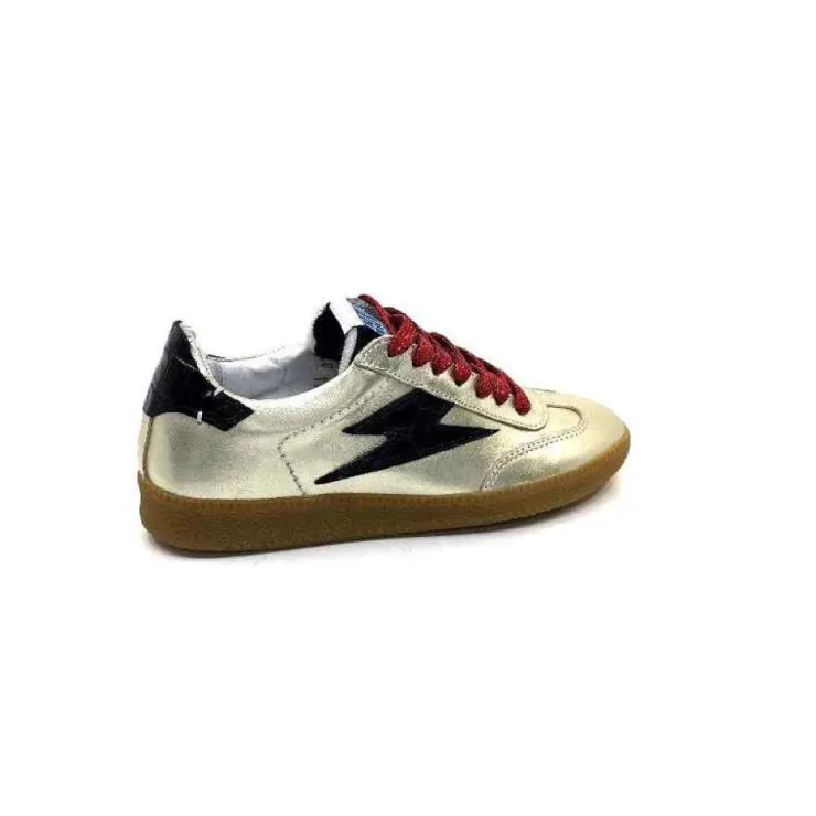Semerdjian Smr Hov 10415 Cuir Dore*Femme Baskets