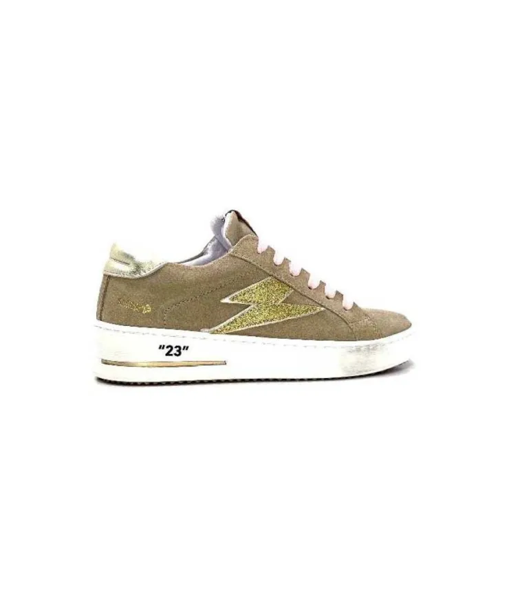 Semerdjian Smr Maya 9503 Daim Beige Lacets Rose*Femme Baskets