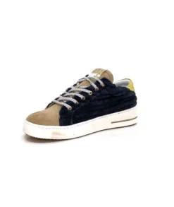 Semerdjian Smr Maya 8676 Velours Bleu Daim Beige*Femme Baskets