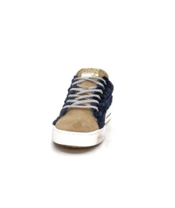 Semerdjian Smr Maya 8676 Velours Bleu Daim Beige*Femme Baskets
