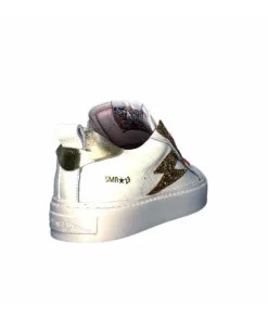 Semerdjian Smr Viken 9587 Cuir Gris Blanc*Femme Baskets