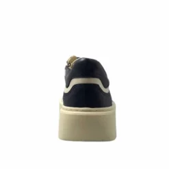 Softwaves 8.80.01/03 Cuir Creme & Marine*Femme Baskets