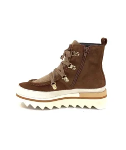 Softwaves 8-51-08 Cuir Daim Cognac*Femme Bottines