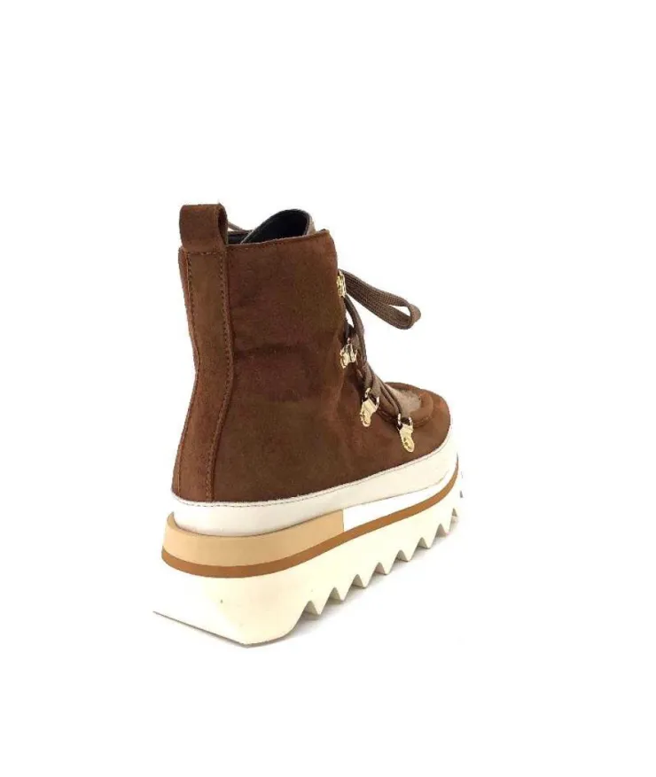 Softwaves 8-51-08 Cuir Daim Cognac*Femme Bottines