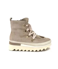 Softwaves 8-51-08 Cuir Daim Creme*Femme Bottines