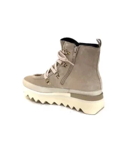 Softwaves 8-51-08 Cuir Daim Creme*Femme Bottines