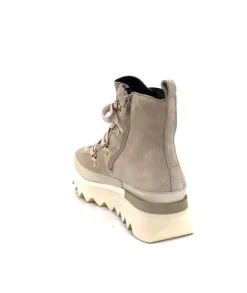 Softwaves 8-51-08 Cuir Daim Creme*Femme Bottines