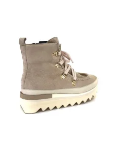 Softwaves 8-51-08 Cuir Daim Creme*Femme Bottines