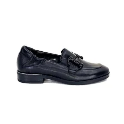 Softwaves 8.35.23 Cuir Noir*Femme Mocassins