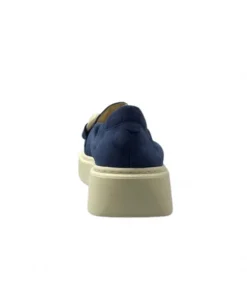 Softwaves 8.80.02 Daim Bleu*Femme Mocassins