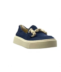 Softwaves 8.80.02 Daim Bleu*Femme Mocassins