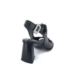 Elena iachi Strategia A5176 Cuir Noir*Femme Sandales