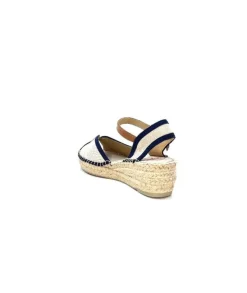 Toni Pons Bego Textile Ecru Marine*Femme Espadrilles