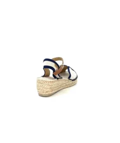 Toni Pons Bego Textile Ecru Marine*Femme Espadrilles