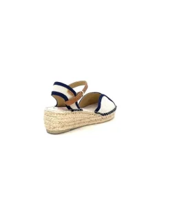 Toni Pons Bego Textile Ecru Marine*Femme Espadrilles