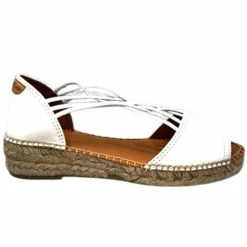 Toni Pons Ebre Cuir Blanc*Femme Espadrilles