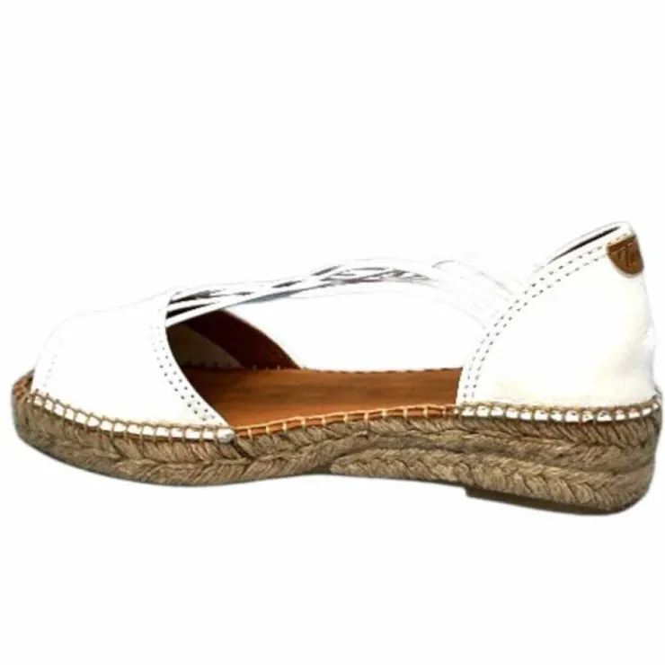 Toni Pons Ebre Cuir Blanc*Femme Espadrilles