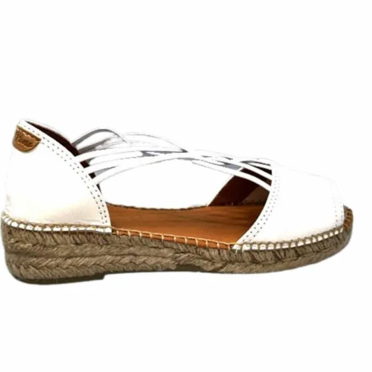 Toni Pons Ebre Cuir Blanc*Femme Espadrilles
