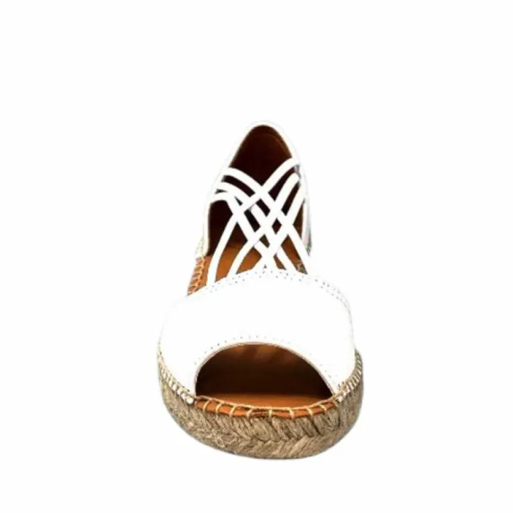 Toni Pons Ebre Cuir Blanc*Femme Espadrilles